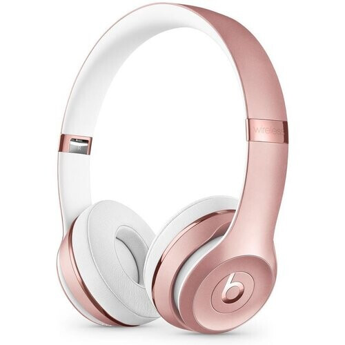 Beats Solo 3 geluidsdemper Hoofdtelefoon - wireless microfoon Rosé goud Tweedehands