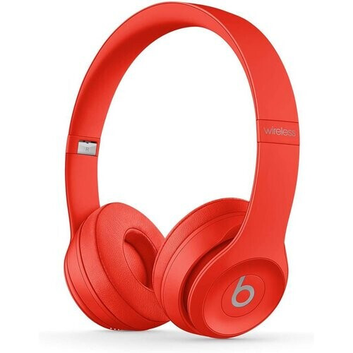 Beats Solo3 Hoofdtelefoon - bedraad + draadloos microfoon Rood Tweedehands