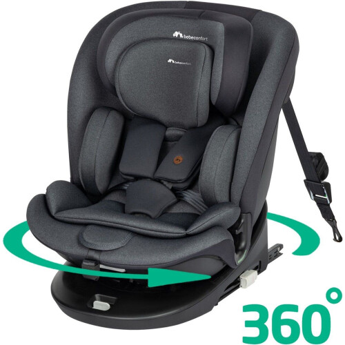 Bebeconfort EvoluFix 360 i-Size - Autostoel - Groeit mee van 0 tot 12 jaar - Tinted Black