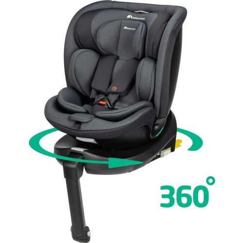 Bebeconfort EvoluFix Plus 360 i-Size - Autostoel - Tinted Black - Vanaf de geboorte tot 12 jaar oud