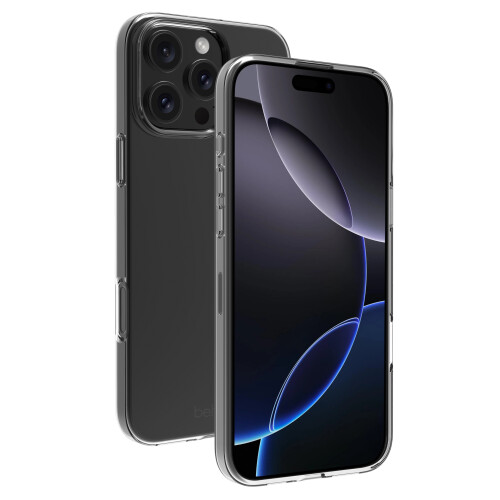 BeHello iPhone 16 Pro Max - Thin Gel Case - Ultradun - Transparant