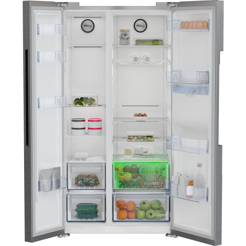 Beko Asd2442vps | Amerikaanse Koelkast – 576l, Harvestfresh™ & Neofrost™, Waterdispenser | Nieuw (outlet)