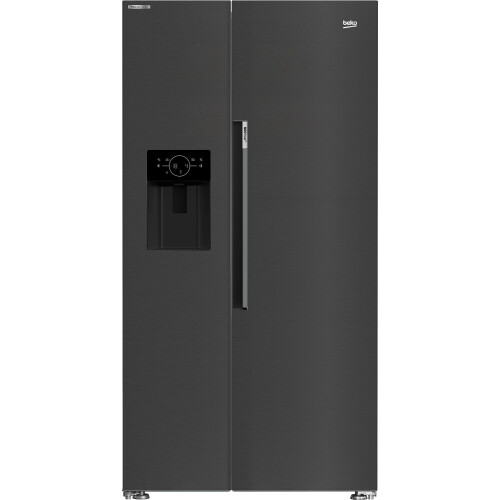 Beko Asn652vpz - Amerikaanse Koelkast - 179 Cm - 578l - No Frost - Zwart Rvs | Nieuw (outlet)