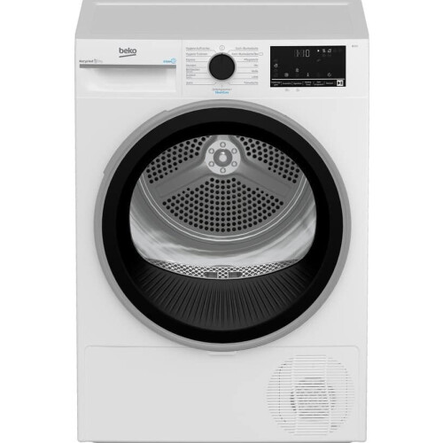 Beko B3T4224SD - Vrijstaand - Voorbelading - Warmtepomp - Wit Tweedehands