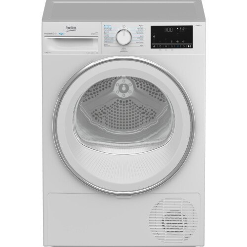 BEKO B5T68247W2 - Warmtepompdroger - Hybrid techniek RVS trommel Tweedehands
