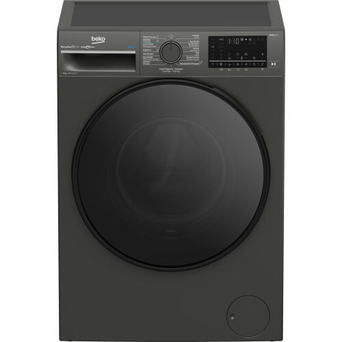 Beko B5wt5104111m - Wasmachine - 10 Kg - 1400 Tpm - Homewhiz & Steamcure - Energieklasse A - Grijs | Nieuw (outlet)