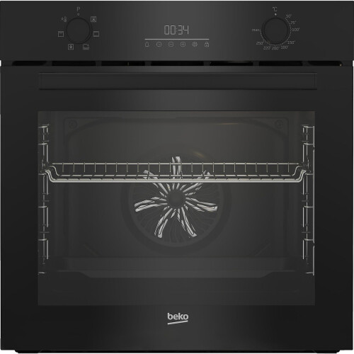 Beko BBIE17300B - Inbouwoven 72L - Hetelucht - 6 functies - Zwart