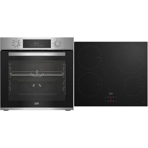 Beko BBSM12340X - Inbouwoven - 72L - 8 verwarmingsmodi - zwart/rvs