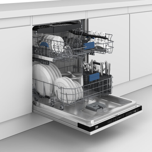 Beko Bdin25323 - Inbouw Vaatwasser - 59.8 Cm Breed - 15 Couverts - 45 Db - Energieklasse D | Tweedehands (Refurbished)