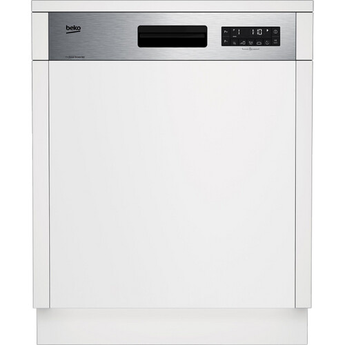 Beko Bdsn36451x Semi-geïntegreerde Half Inbouw Vaatwasser - Selfdry Functie - Traywash™ - Extra Dry - 14 Couverts - 60 Cm | Nieuw (outlet) Tweedehands