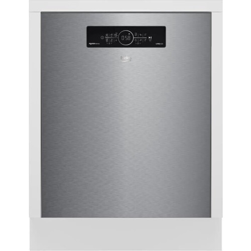 Beko BG840EXUBP - Semi-ingebouwd - 15 couverts - Roestvrijstaal Tweedehands