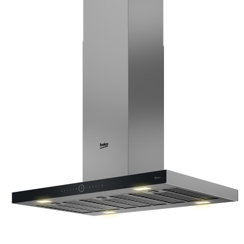 Beko Bhci98841bbhsi – Eiland Afzuigkap – 90 Cm – 830 M³u – Hob To Hood – Led – 60 Db | Nieuw (outlet)