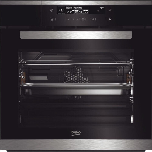 Beko BIDM15500XDS - Inbouwoven - 71 liter A+ Vleessonde - Zwart Tweedehands