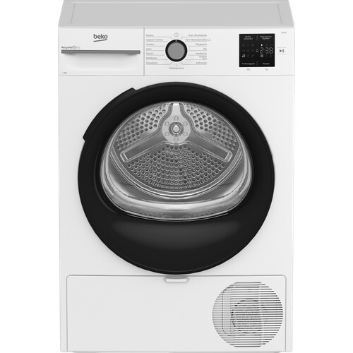 Beko Bm3t38220x - Warmtepompdroger - 8 Kg - 64 Db - Energieklasse D - Wit | Nieuw (outlet) Tweedehands