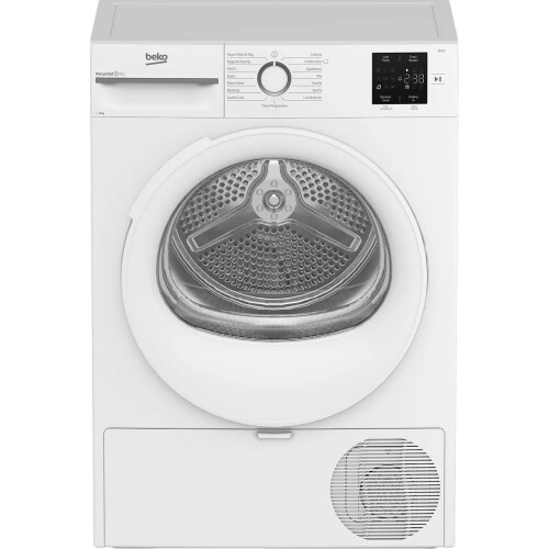 Beko Bm3t3822w - Warmtepompdroger - 8 Kg - 64 Db - Energieklasse E | Nieuw (outlet)