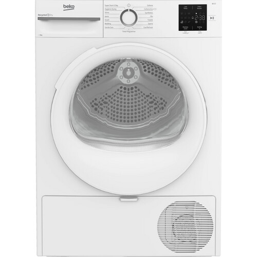 Beko Bm3t3922w - Warmtepompdroger - 9 Kg - 64 Db - Energieklasse A+ | Nieuw (outlet) Tweedehands