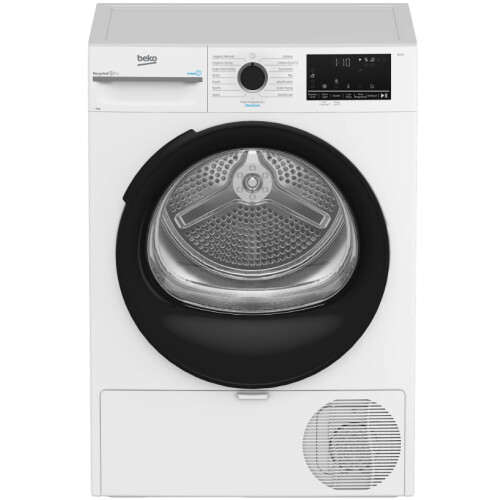 Beko Bm3t3944w - Warmtepompdroger - 9 Kg - 63 Db - Energieklasse A+++ - Wit | Nieuw (outlet)