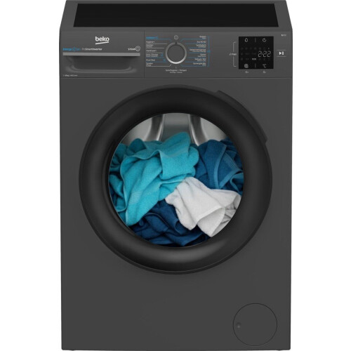 Beko BM3WFT31041A1 - Wasmachine - EnergySpin 10 kg - Manhattan Gray