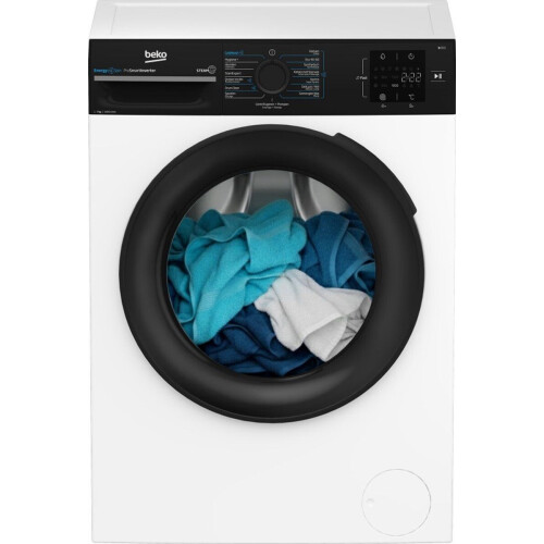 Beko BM3WFT3841B1 - Wasmachine - 8 kg - Energieklasse A - Wit