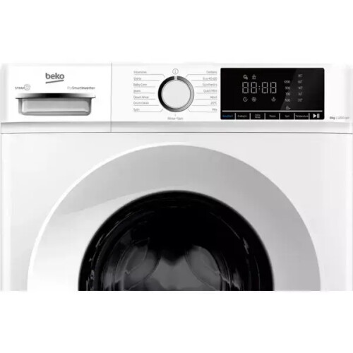 Beko bw1o3821w – Wasmachine – 8 Kg – 1200 Tpm – Prosmart-inverter Motor | Nieuw (outlet)