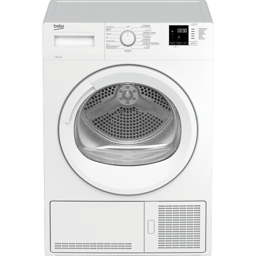 Beko Dcu8235bxt - Condensdroger - 8 Kg - Aquawave® - 66 Db - Energieklasse B | Tweedehands (Refurbished) Tweedehands