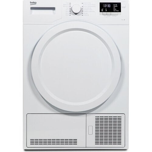 Beko Dcx83100w - Condensdroger - 8 Kg - Sensor Drying - 66 Db - Energieklasse B | Tweedehands (Refurbished) Tweedehands