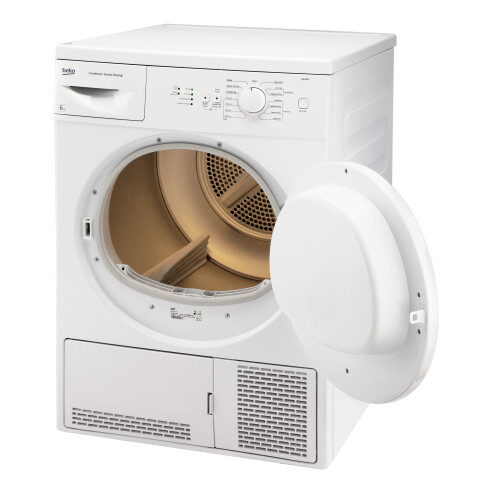 Beko Dsc64w - Condensdroger - 6 Kg - Sensordroging - 66 Db - Energieklasse C | Tweedehands (Refurbished)