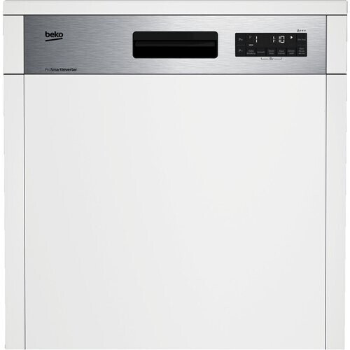 Beko Dsn28431x - Half-geïntegreerde Inbouw Vaatwasser - 60 Cm - 14 Couverts - Aquaintense - 42 Db - Energieklasse D | Tweedehands (Refurbished) Tweedehands