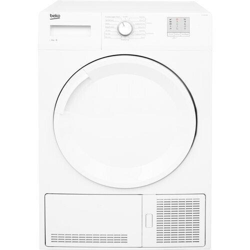 Beko Dtgc8001rw - Condensdroger - 8 Kg - Sensordrying - 66 Db - Energieklasse B | Tweedehands (Refurbished) Tweedehands