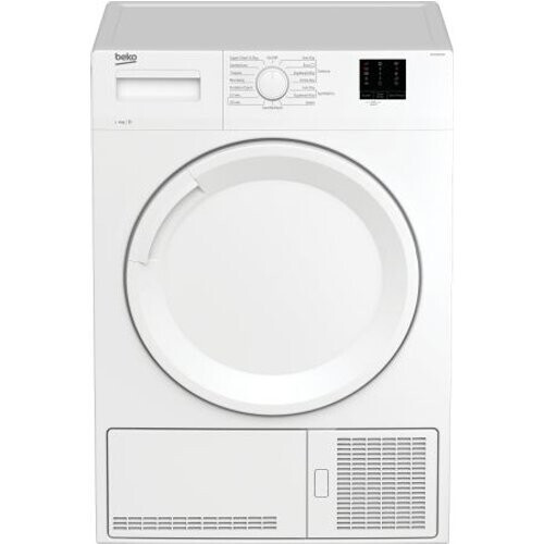 Beko Dtkce80021w - Condensdroger - 8 Kg - Sensor Drying - 66 Db - Energieklasse B | Nieuw (outlet) Tweedehands