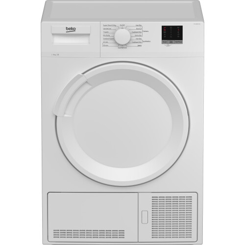 Beko Dtlce80051w - Condensdroger - 8 Kg - Sensorgestuurd Drogen - 66 Db - Energieklasse B | Tweedehands (Refurbished)
