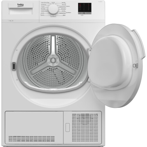 Beko Dtlce80051w - Condensdroger - 8 Kg - Sensorgestuurd Drogen - 66 Db - Energieklasse B | Tweedehands (Refurbished)