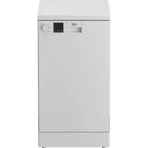 Beko Dvs05c20w - Vrijstaande Smalle Vaatwasser - 45 Cm - 10 Couverts - 49 Db - Energieklasse E | Nieuw (outlet)