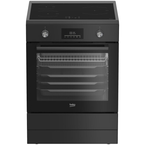 Beko FBMA6930GA - Vrijstaand Fornuis - 4 Inductiezones 72L Oven - Antraciet Tweedehands