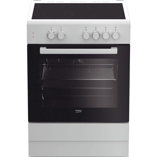 Beko FSM67010GW - Keramisch fornuis - 66 liter oveninhoud - Wit