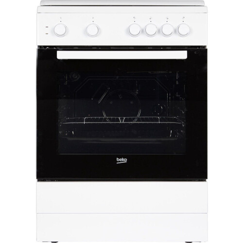 Beko FSS66000GW - Elektrisch Fornuis - 4 kookzones - 71L oven