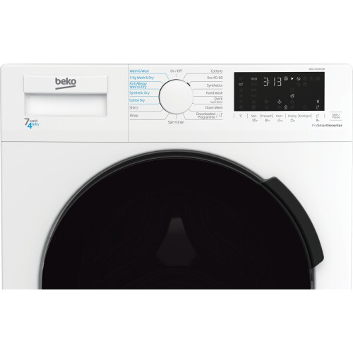 Beko Wdl742441w - Was-droogcombinatie - 7 Kg Wassen - 4 Kg Drogen - 1200 Tpm - Prosmart Inverter - Energieklasse E | Nieuw (outlet)