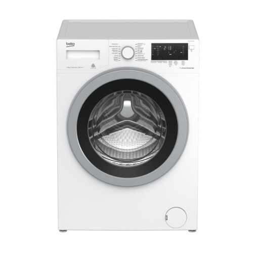 Beko WMY 81483 LMB2 - Voorlader Wasmachine - 8 kg - 1400 tpm - Wit met zwarte deur