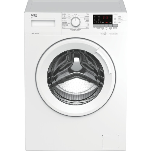Beko Wtv8712blw1 - Wasmachine - 8 Kg - 1400 Tpm - Steamwash - Energieklasse C - Wit | Tweedehands (Refurbished)