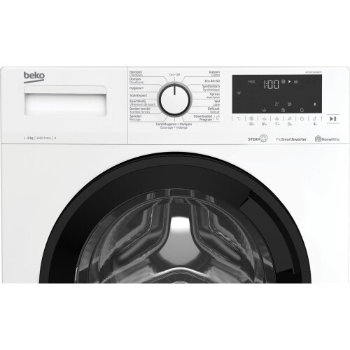 Beko Wtv8716xbwst - Wasmachine - 8 Kg - 1400 Tpm - Steamcure - Energieklasse A | Tweedehands (Refurbished)