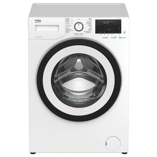 Beko Wtv8741bscdos1 - Wasmachine - 8 Kg - 1400 Tpm - Autodose & Steamcure - Energieklasse C | Tweedehands (Refurbished)