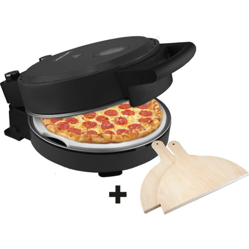 Bestron APZ500BL - Turbo Pizzaoven - 320°C in 5-10 minuten - Matzwart