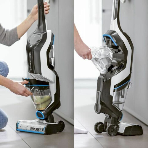 BISSELL PowerClean FurFinder Select - Steelstofzuiger - Krachtige Haarverwijdering - Zwart Blauw Wit