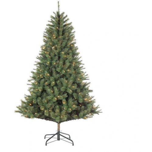 Black Box Trees Norwood - Kunst Kerstboom H215 x 137 cm - LED-verlichting met Timer en Dimmer - Groen