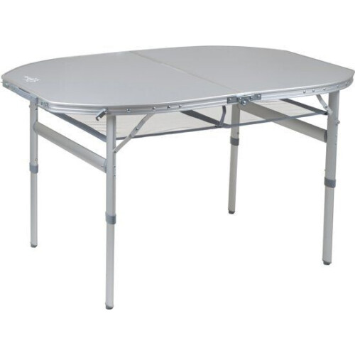 Bo-Camp - Tafel - Ovaal - Koffermodel - 120x80 cm - Verstelbaar Tweedehands