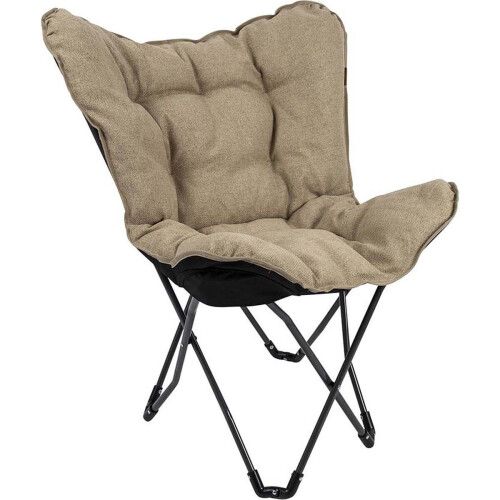 Bo-Camp - Urban Outdoor - Vlinderstoel - Inklapbaar - Beige Tweedehands