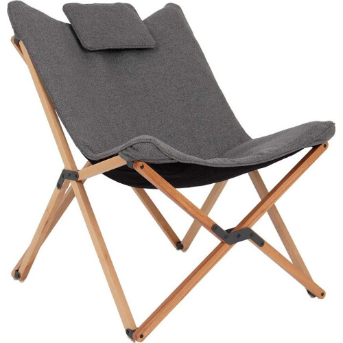 Bo-Camp Wembley - Relaxstoel - Luxe gepolsterd - Grijs