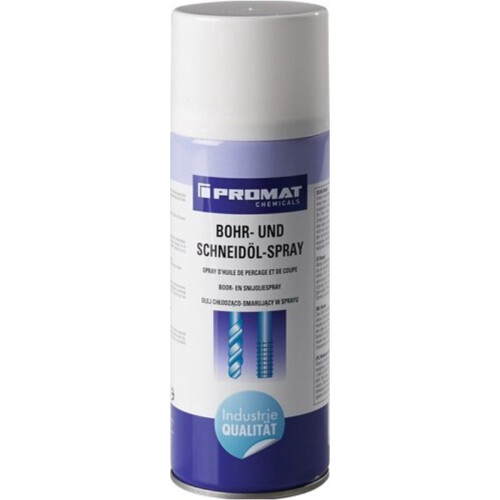 PROMAT Boor- en Snijoliespray 400 ml - Professioneel Smeer- en Snijmiddel - Geurarm