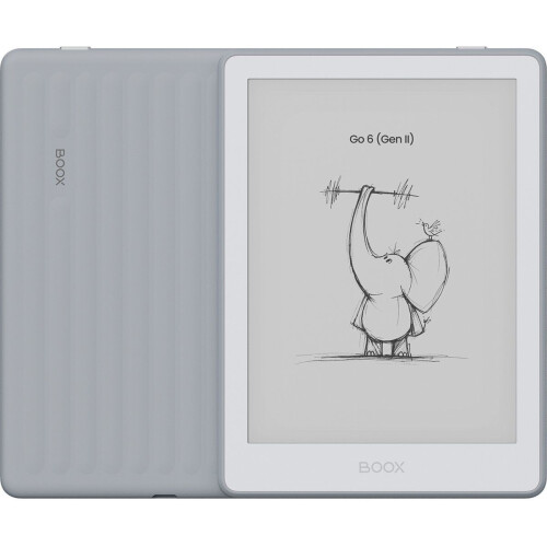 BOOX Go 6 (Gen II) - 6'' e-Reader - 300 PPI ePaper Android 3 GB RAM 32 GB opslag Stone Tweedehands