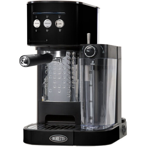 Boretti B400 - Espressomachine - Cappuccino en latte met melkschuim - 1,2L waterreservoir